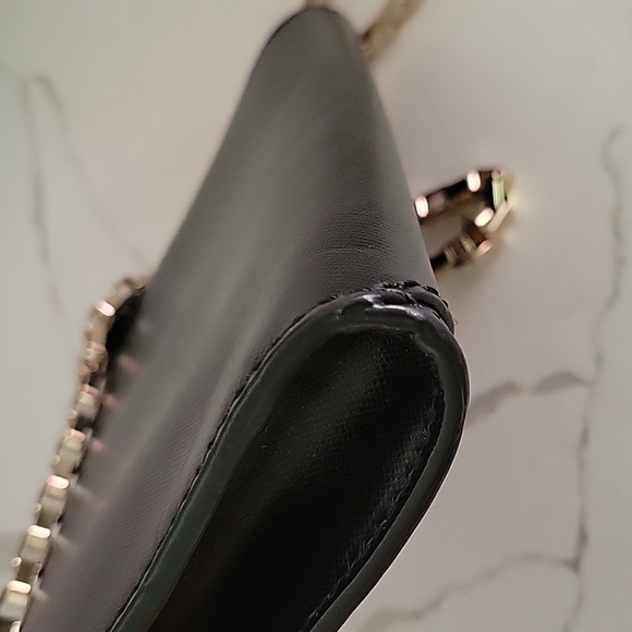 Kate Spade Moonlit Soiree Sonia Black Saffiano Leather Crossbody - Picture 5 of 12